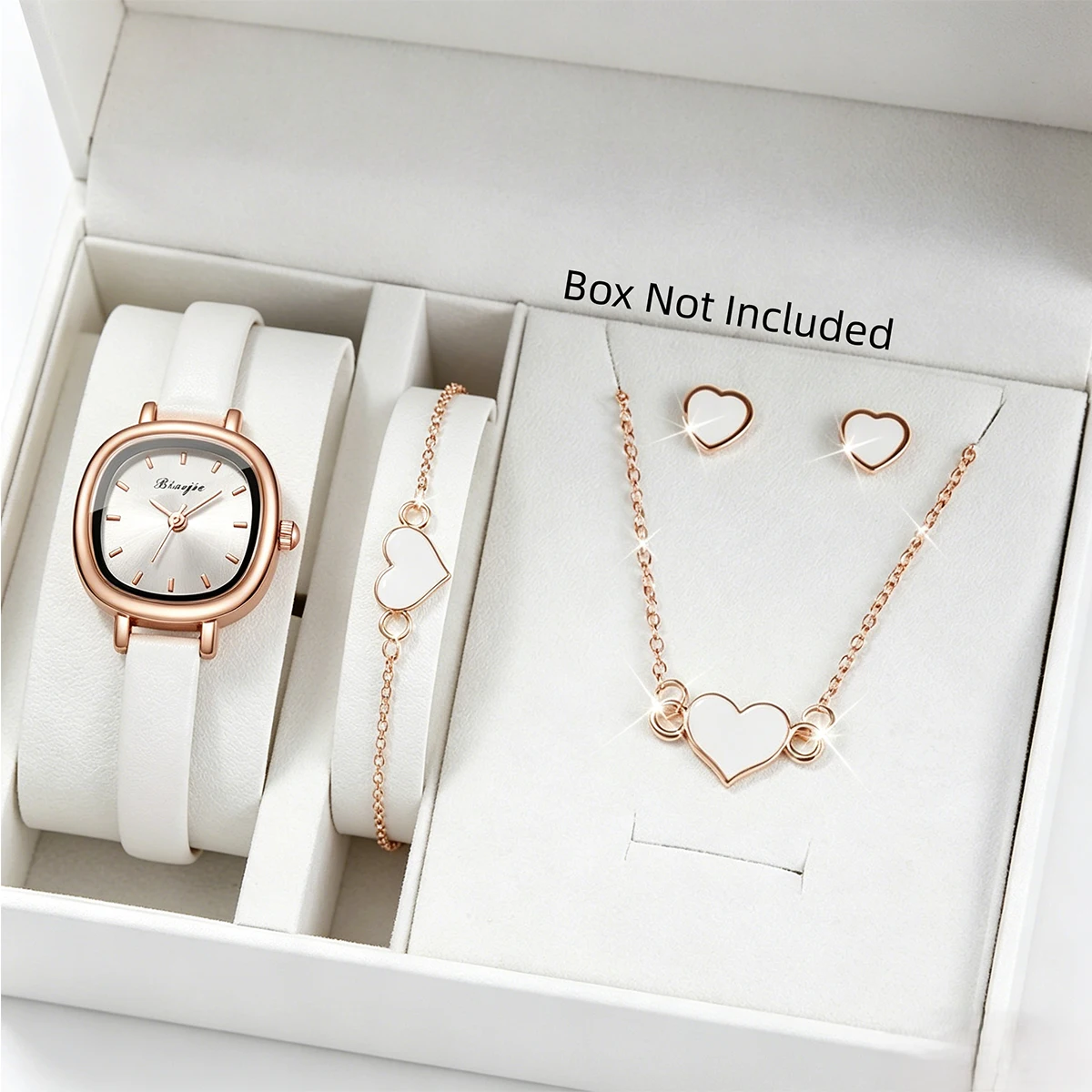 Fine Jewelry Watches Women - 5PCS Fashion Square Dial Women Quartz