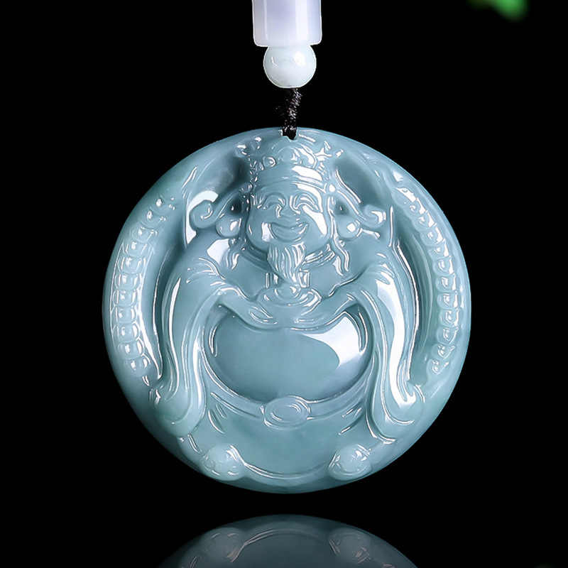 Jewelry & Watches Company - Burmese Jadeite God of Wealth Pendant