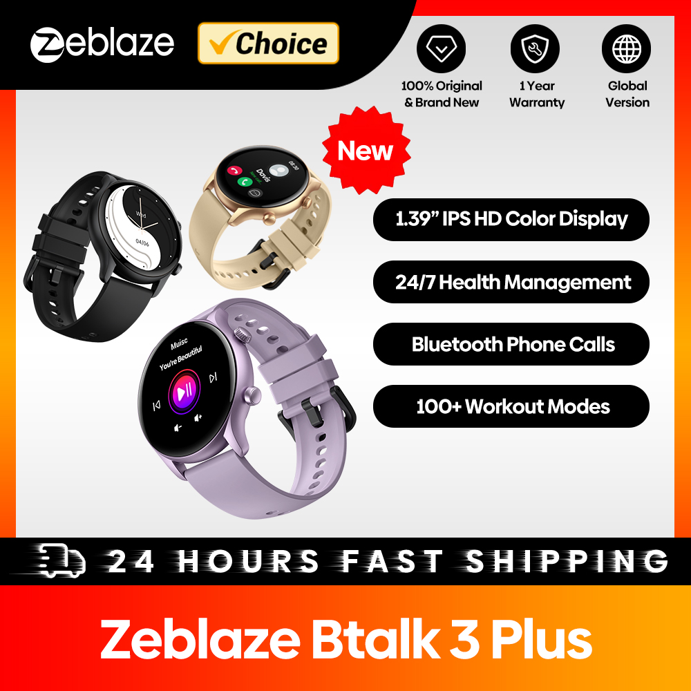 Italian Jewelry Watches - New Zeblaze Btalk 3 Plus Voice