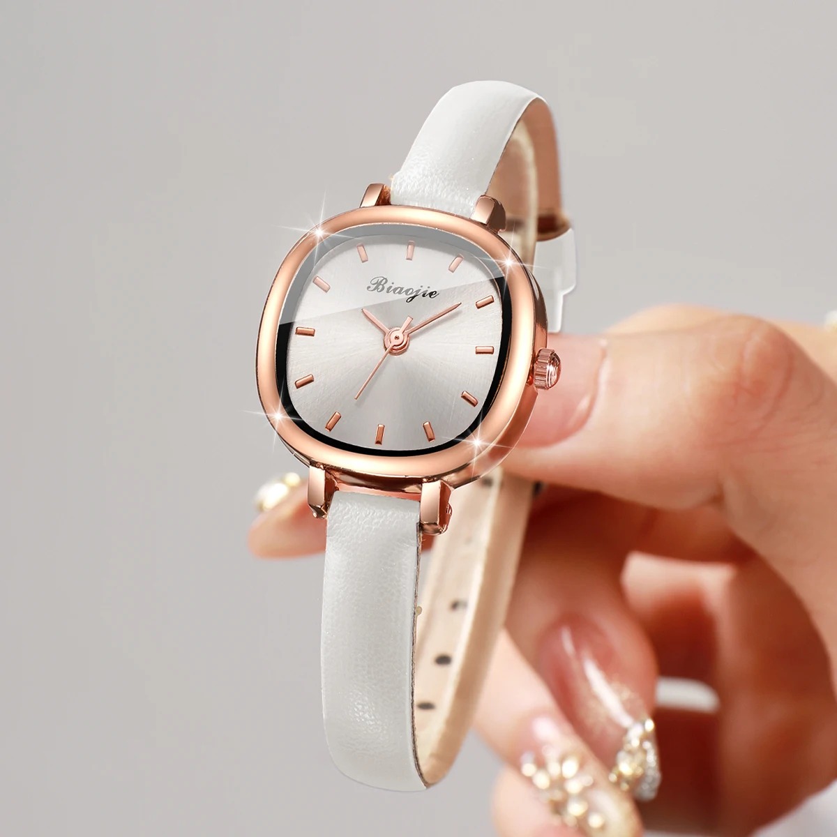 5PCS Fashion Square Women Quar - Fine Jewelry Watches Women review and price