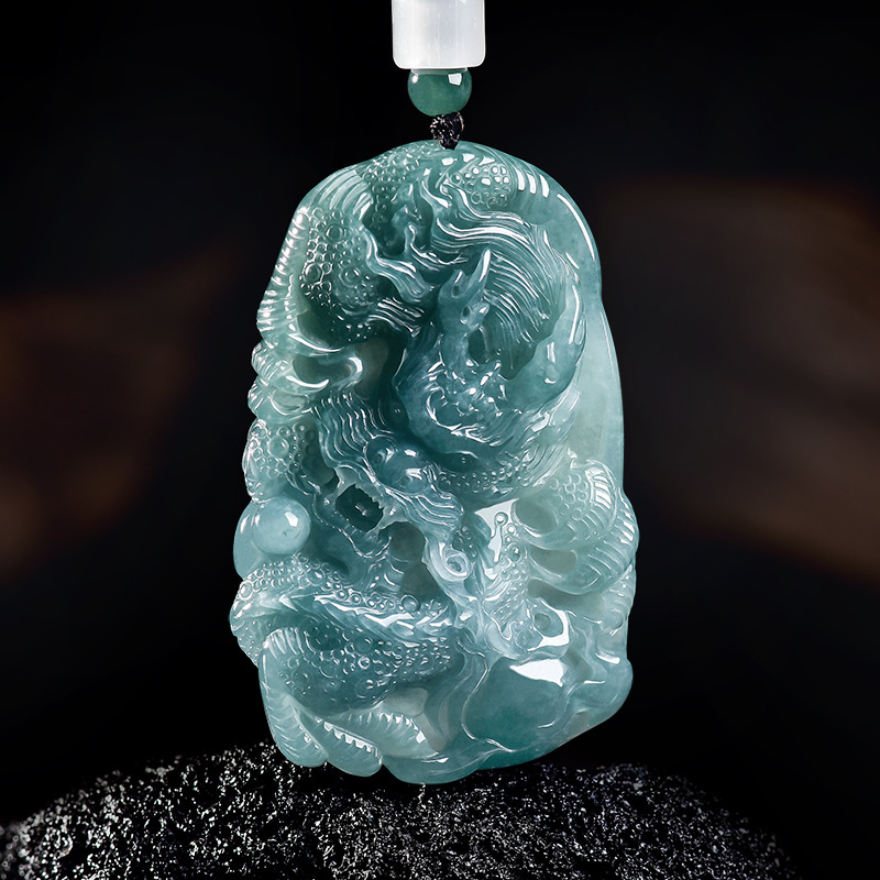 Natural Burmese Jadeite Dragon - Jewelry & Watches Company review and price