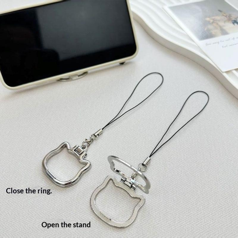 Cute Cat‑Shaped Alloy Phone La - Watches & Jewelry Repair Center Photos review and price