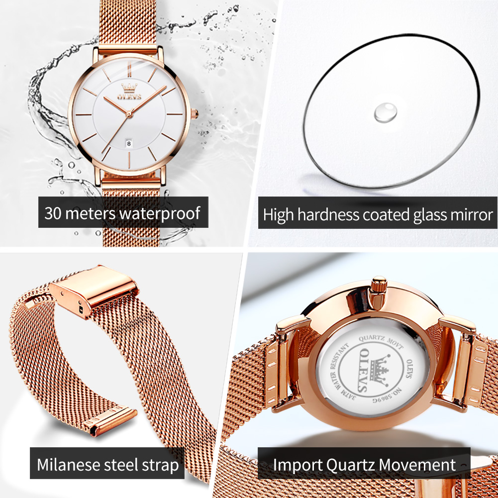 OLEVS Woman Watch 5869 Elegant - Jewelry And Watches review and price