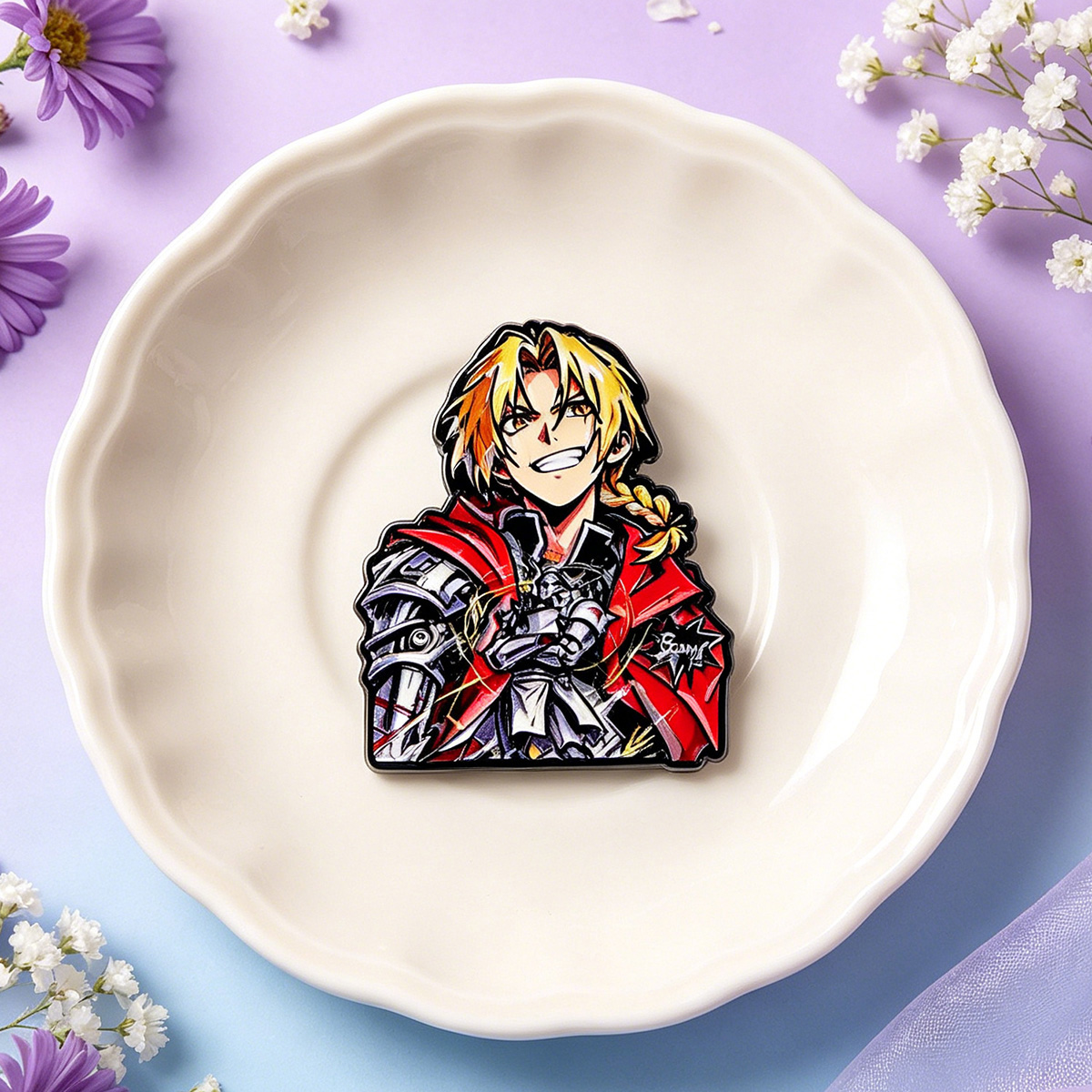 Cool Men Brooch Anime Enamel P - Vintage Brooch Pin review and price