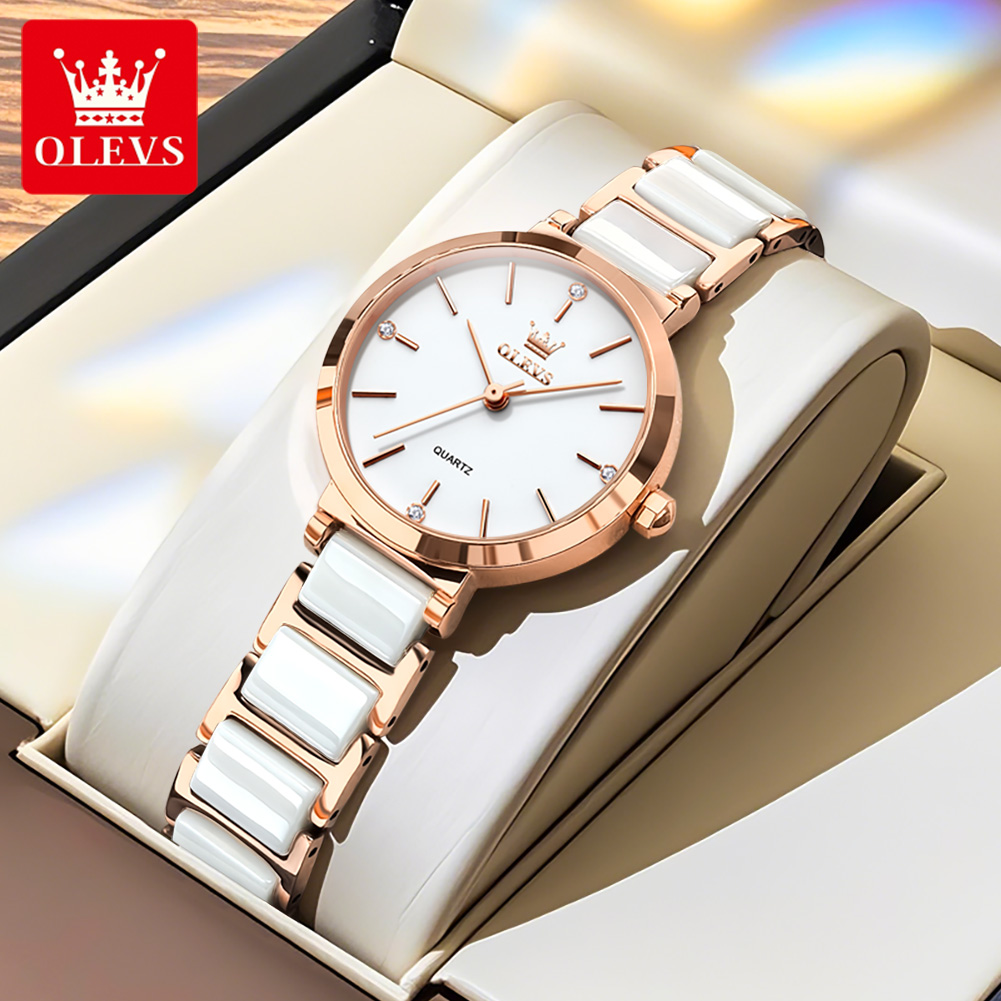 OLEVS Women Watch 5877 Luxury  - Jewelry And Watches review and price