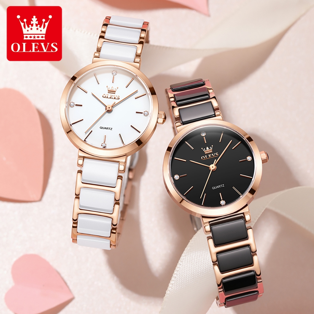 OLEVS Women Watch 5877 Luxury  - Jewelry And Watches review and price