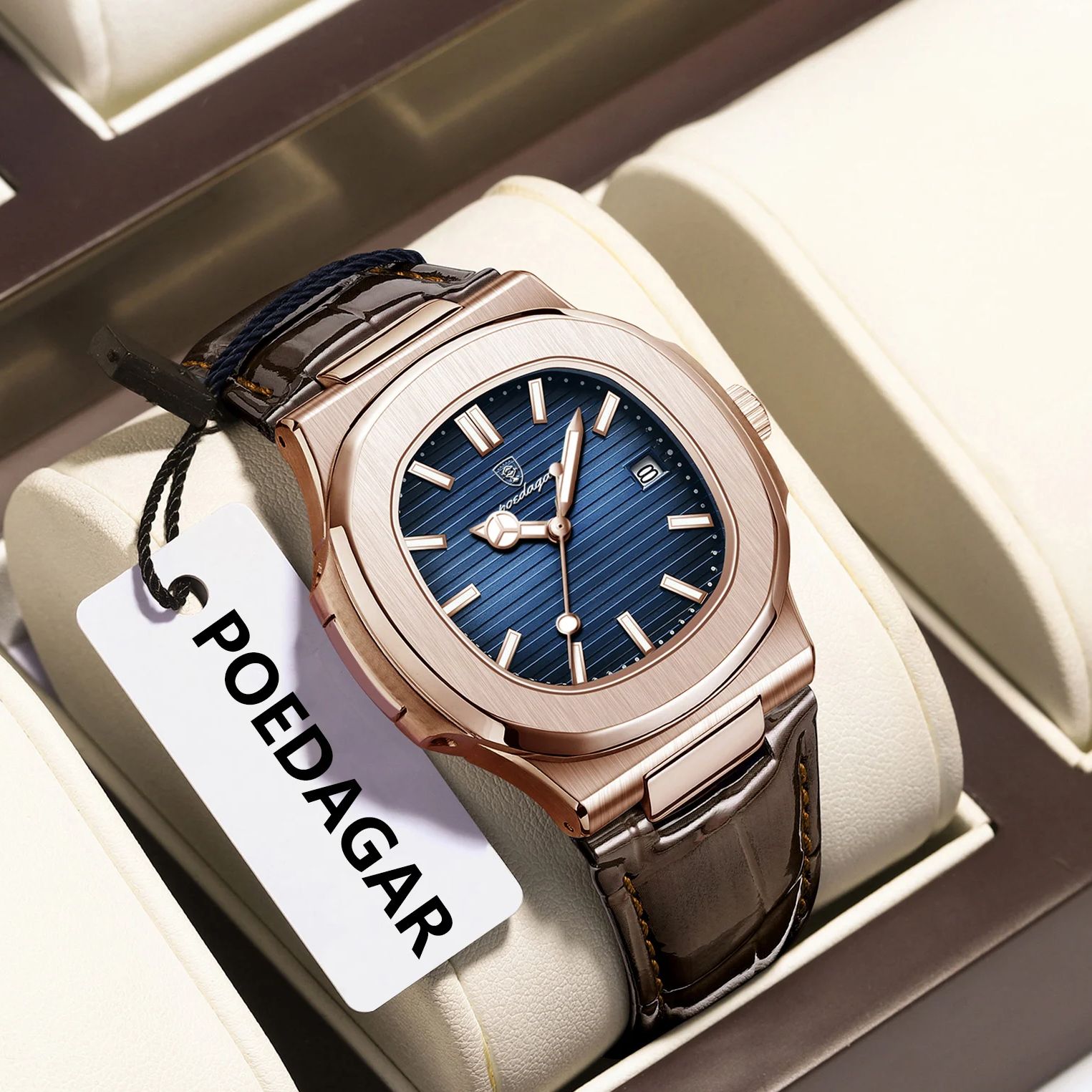 POEDAGAR Business Man Watch Da - Rg Watches & Jewelry Gmbh review and price