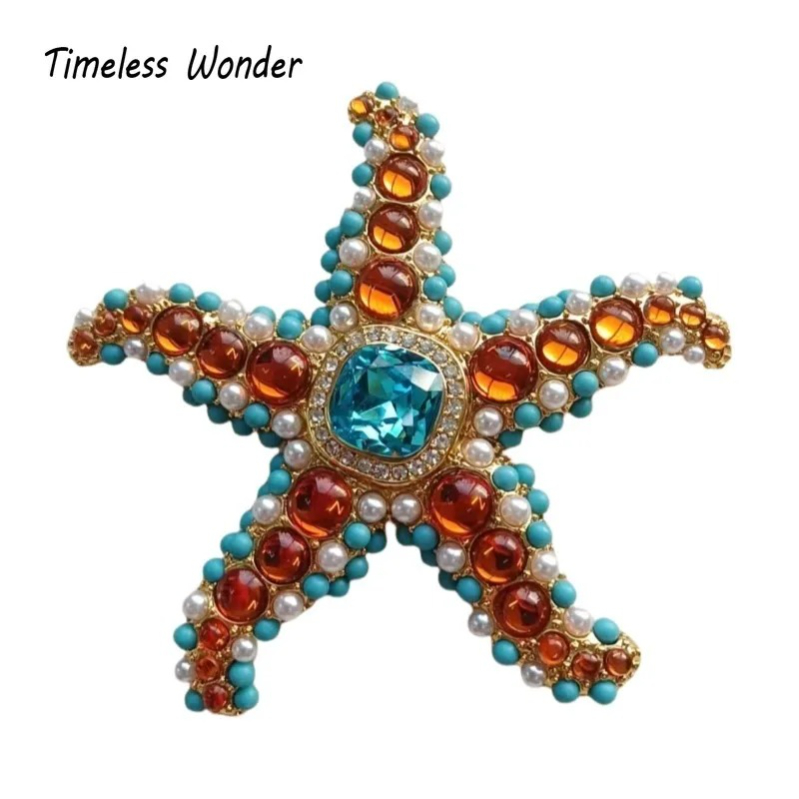 Timeless Wonder Retro Zircon G - Vintage Brooch Pin review and price