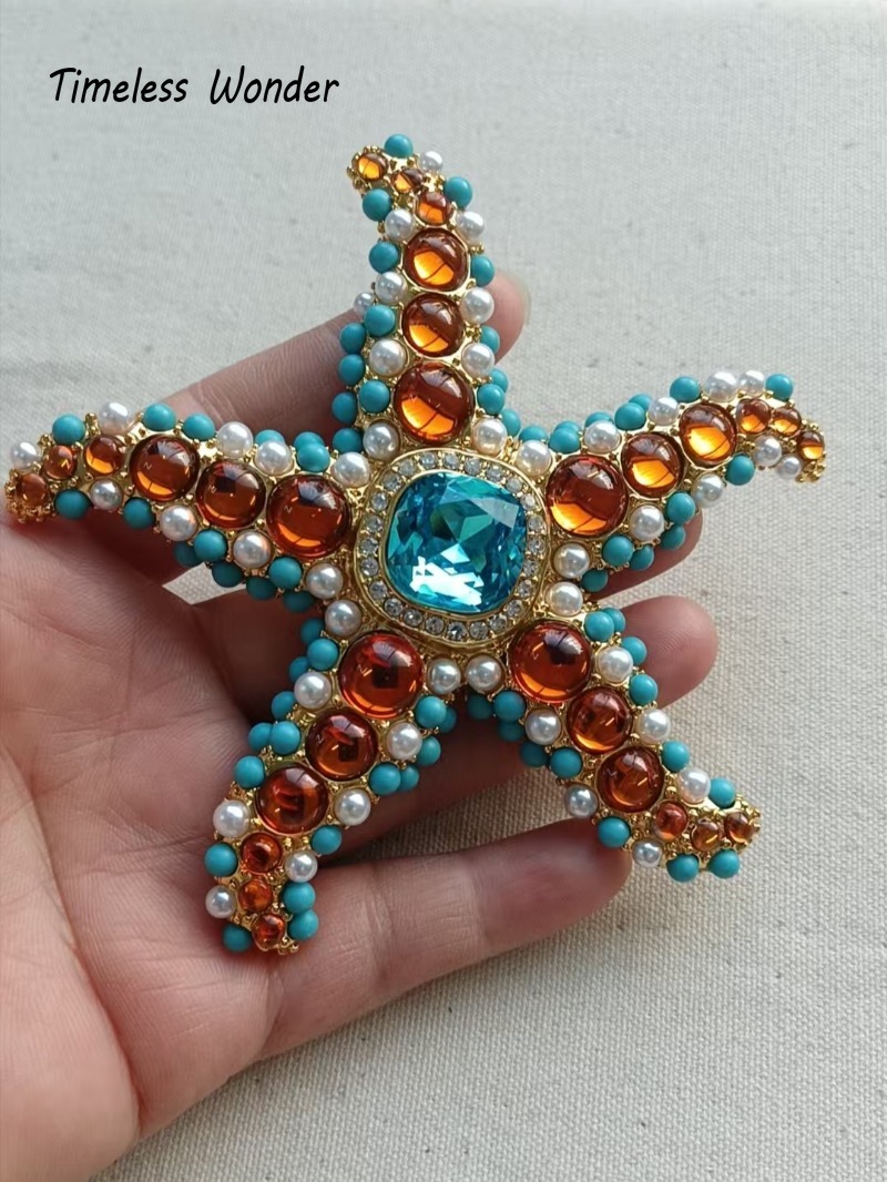 Timeless Wonder Retro Zircon G - Vintage Brooch Pin review and price