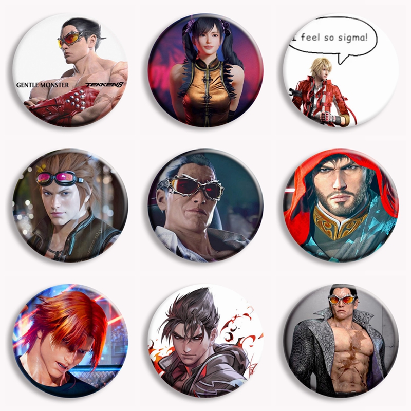 Hot Game Tekken 8 Character An - Vintage Brooch Pin review and price