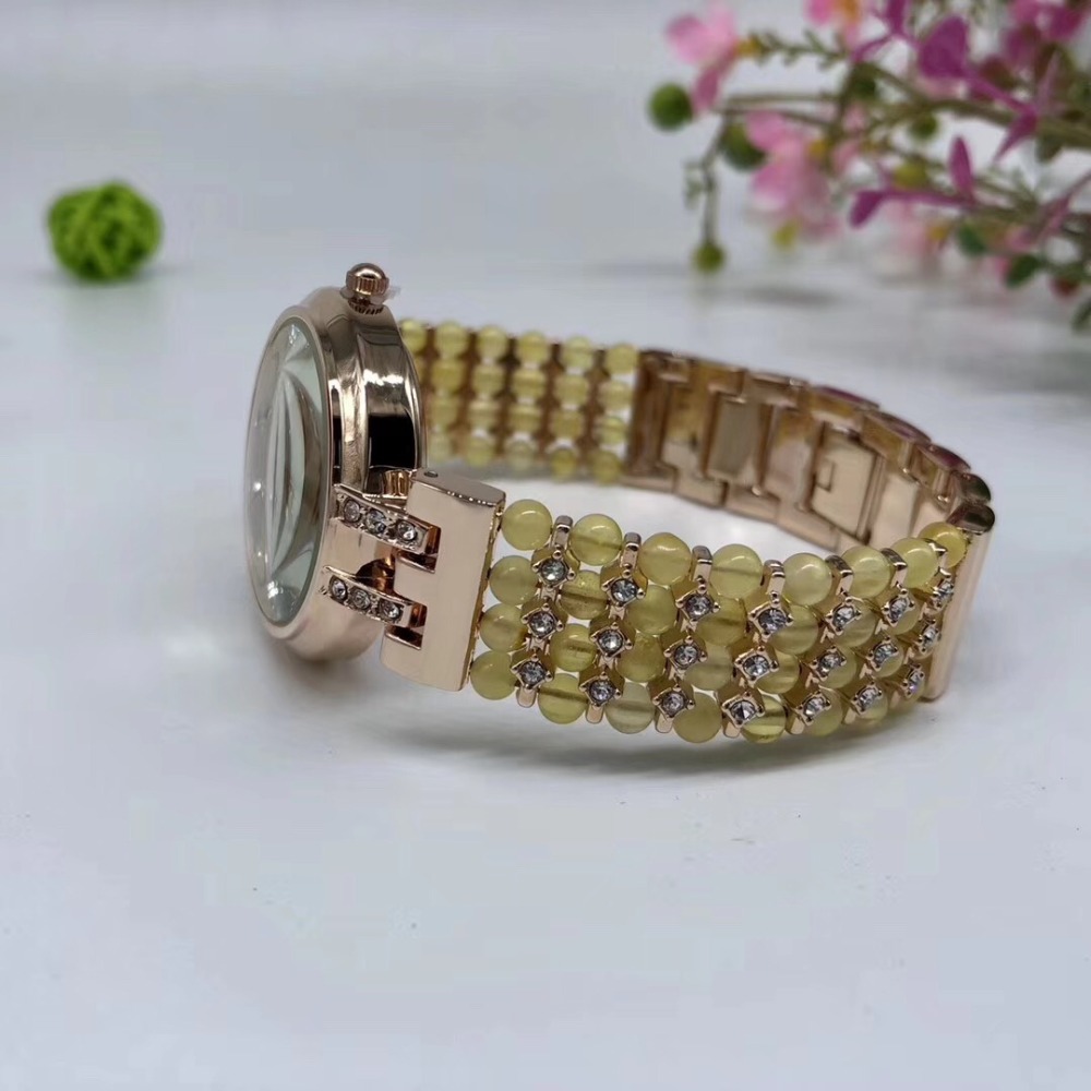 Natural Amber Stone Beads Brac - Fine Jewelry Watches Women review and price