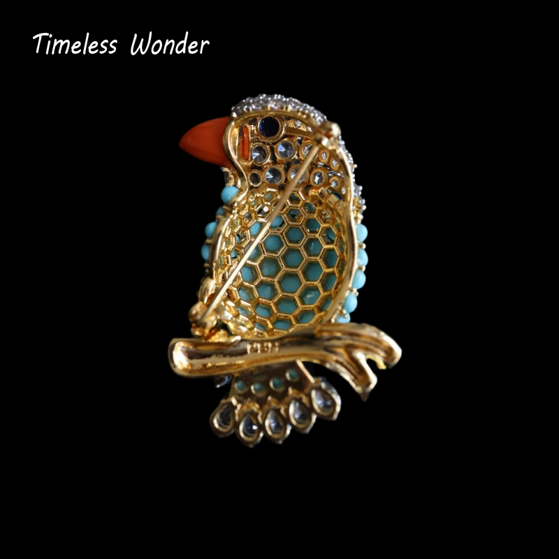 Timeless Wonder Fancy Zircon B - Vintage Brooch Pin review and price