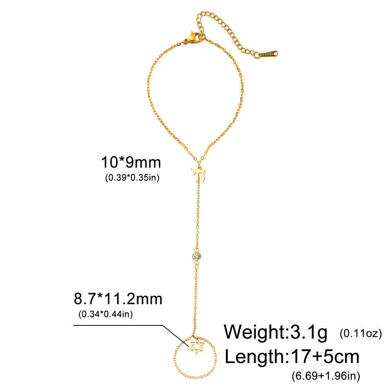 Jewish Star of David Hebrew Le - Jewelry & Watches Company review and price