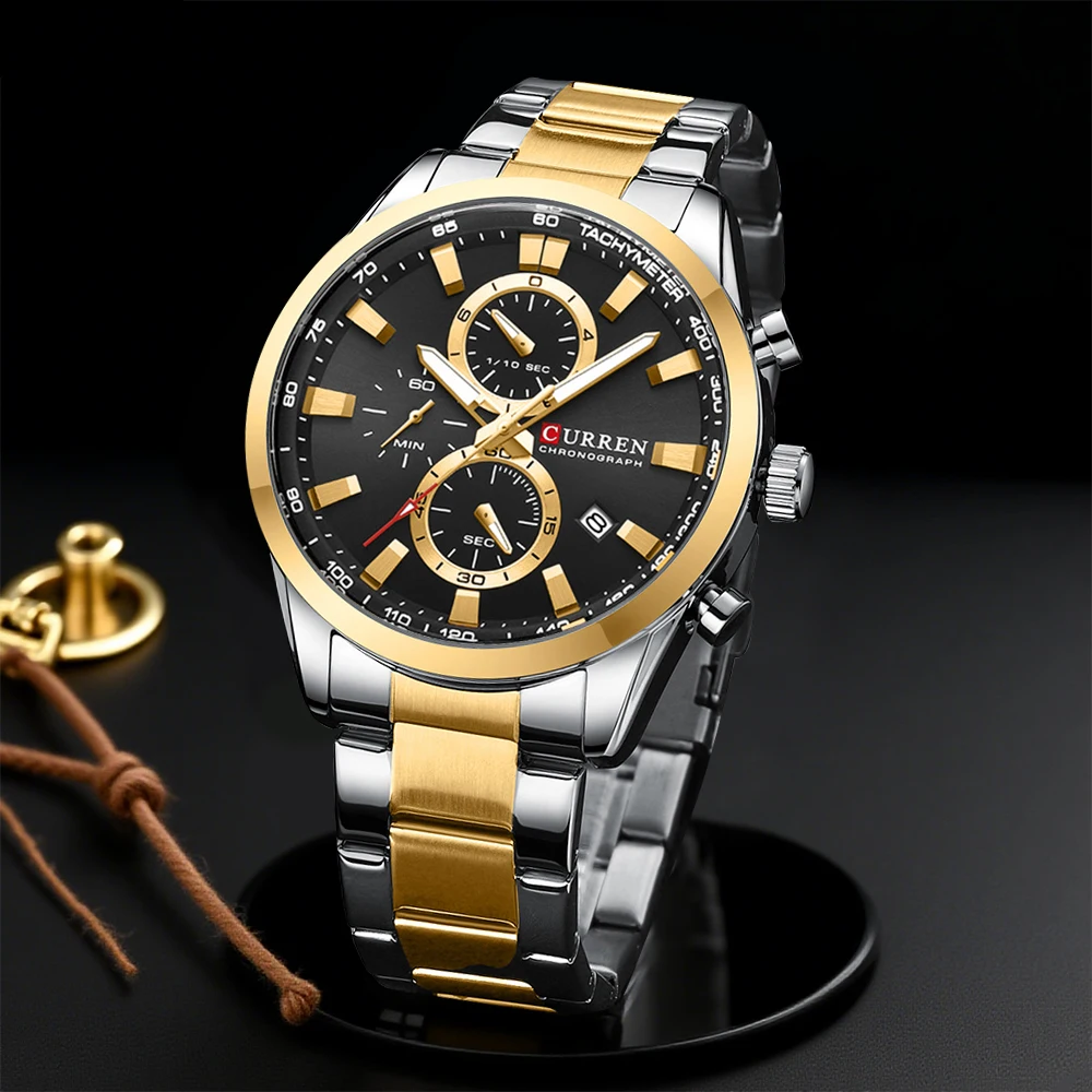 CURREN Casual Quartz Chrono Sp - Jewelry And Watches review and price