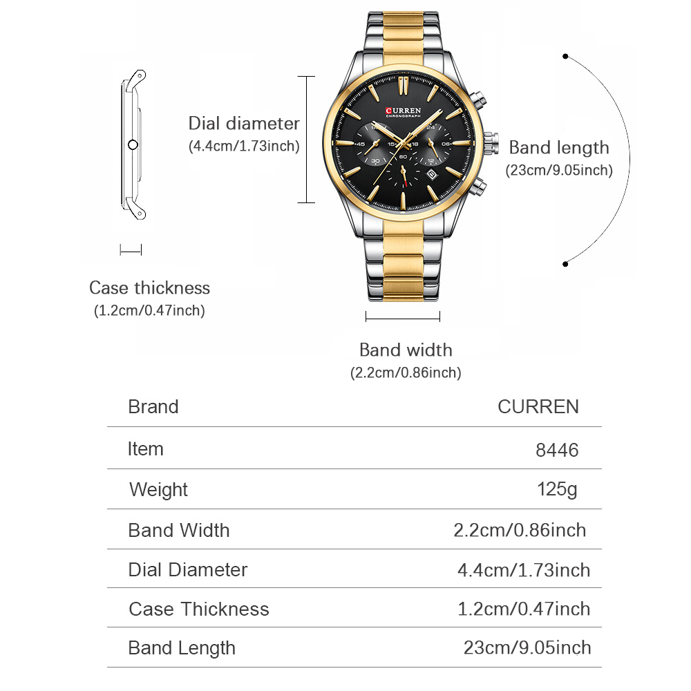 CURREN Casual Quartz Chrono Sp - Jewelry And Watches review and price