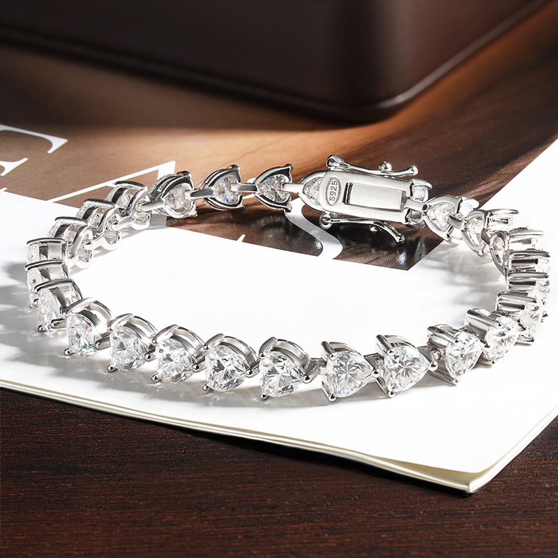 D‑Color VVS1 Heart‑Cut Moissan - Fine Jewelry Watches Women review and price