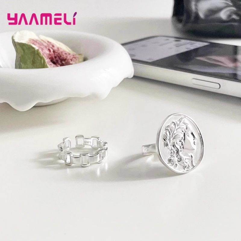 925 Silver  Watch Chain Rings  - Fine Jewelry Watches Women review and price