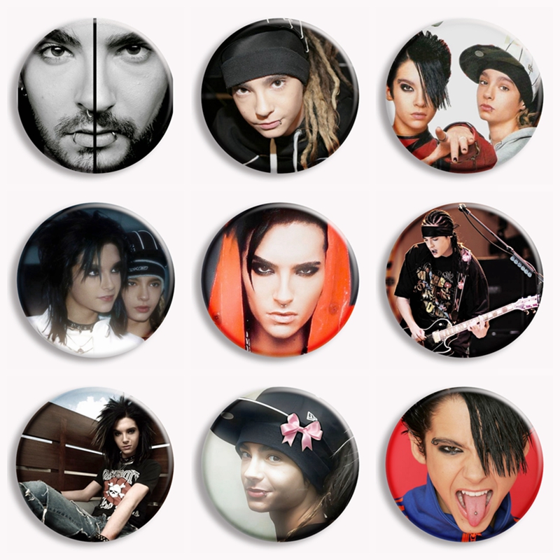 Rock Band Tokio Hotel Kaulitz  - Vintage Brooch Pin review and price
