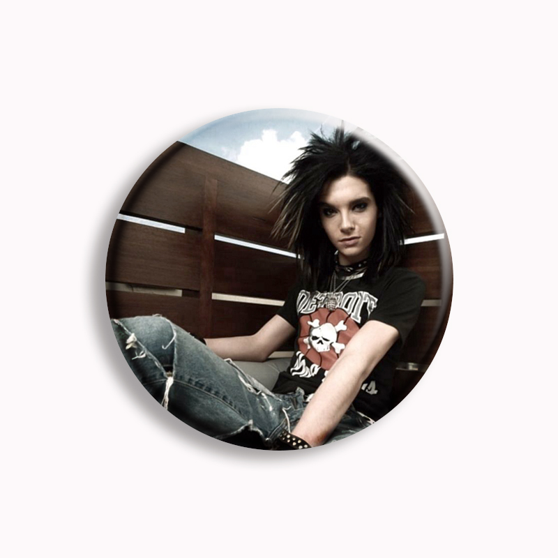 Rock Band Tokio Hotel Kaulitz  - Vintage Brooch Pin review and price