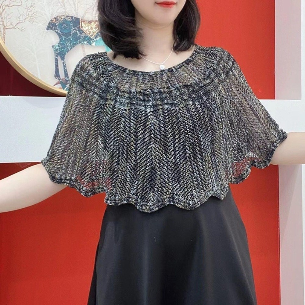 Pullover Style Crochet Shawl P - Vintage Brooch Pin review and price