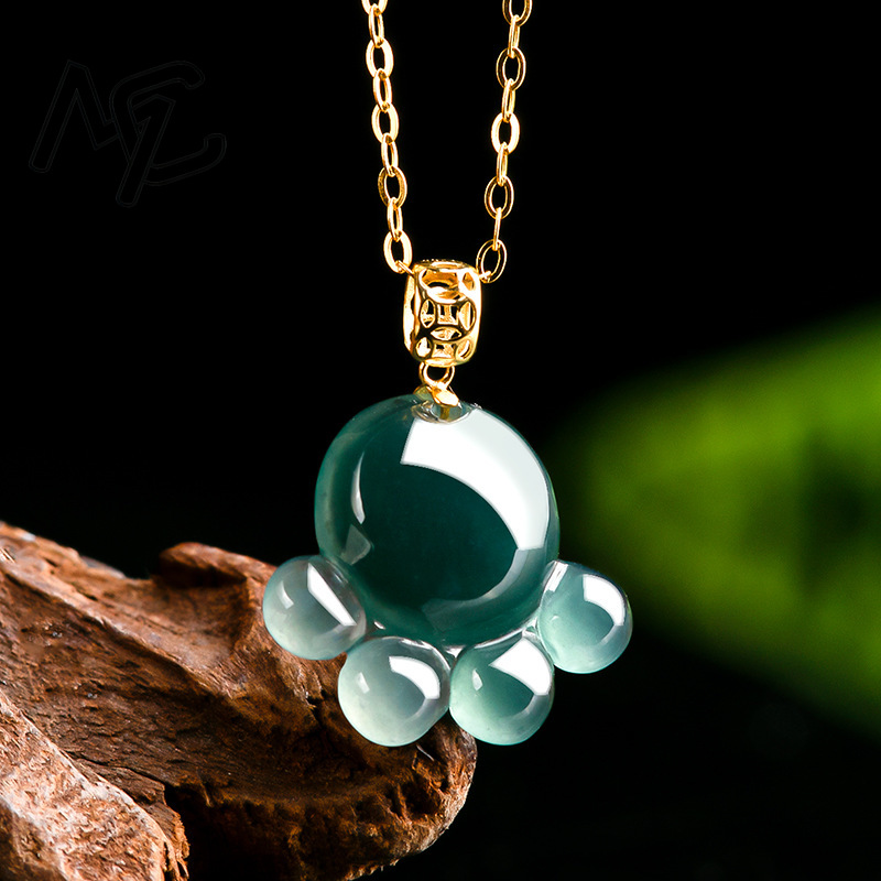 Natural Real Emerald Blue Wate - Jewelry & Watches Company review and price