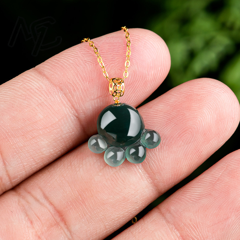 Natural Real Emerald Blue Wate - Jewelry & Watches Company review and price