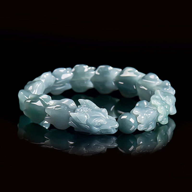 Blue Burmese Jadeite Dragon Br - Jewelry & Watches Company review and price