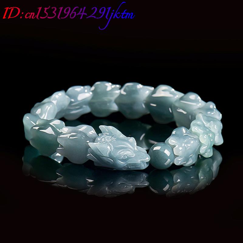 Blue Burmese Jadeite Dragon Br - Jewelry & Watches Company review and price