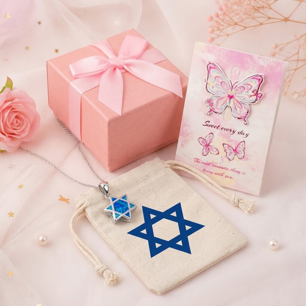 Star of David Opal Pendant Nec - Jewelry & Watches Company review and price