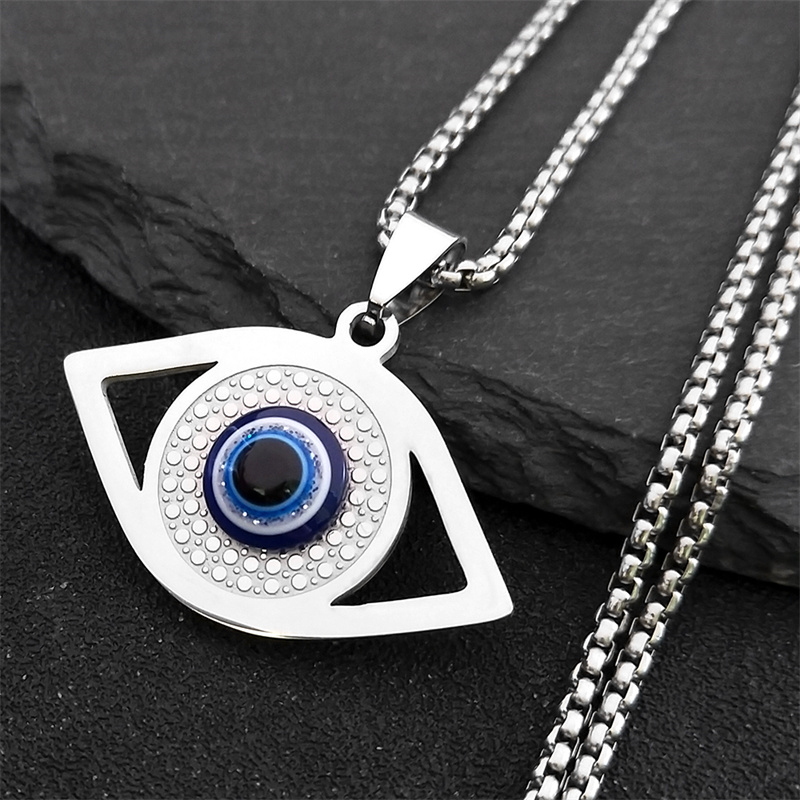 Islam Hamsa Evil Blue Eye Neck - Jewelry & Watches Company review and price