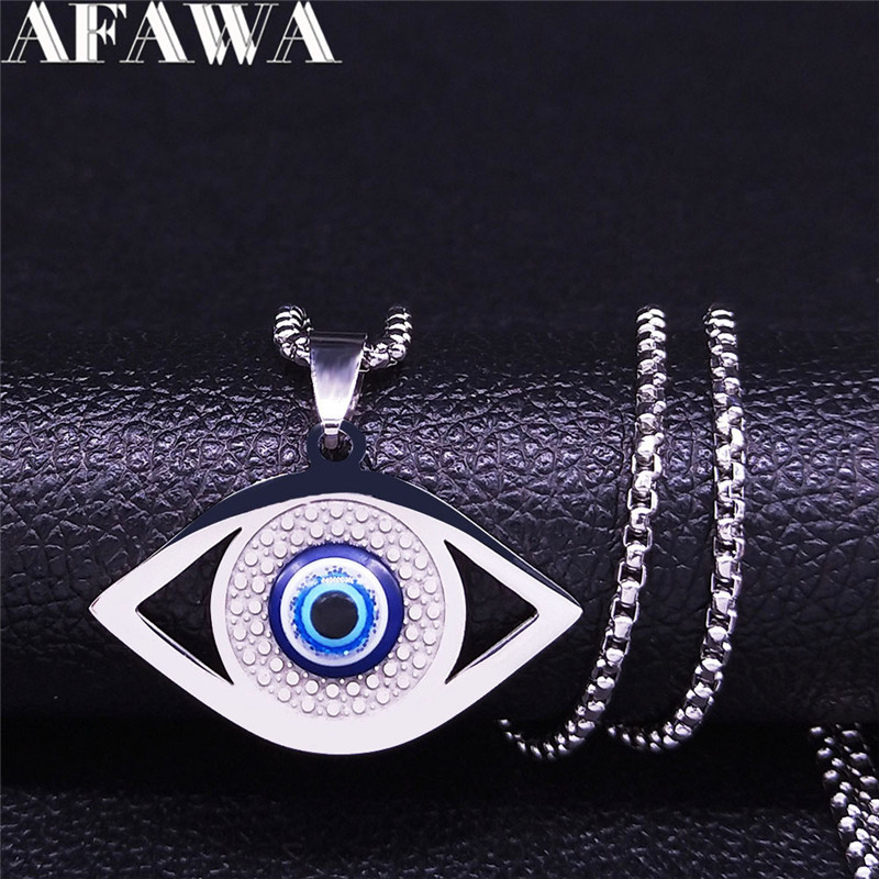 Islam Hamsa Evil Blue Eye Neck - Jewelry & Watches Company review and price