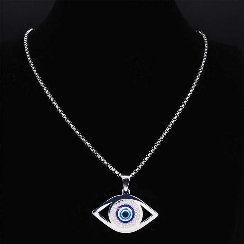 Islam Hamsa Evil Blue Eye Neck - Jewelry & Watches Company review and price