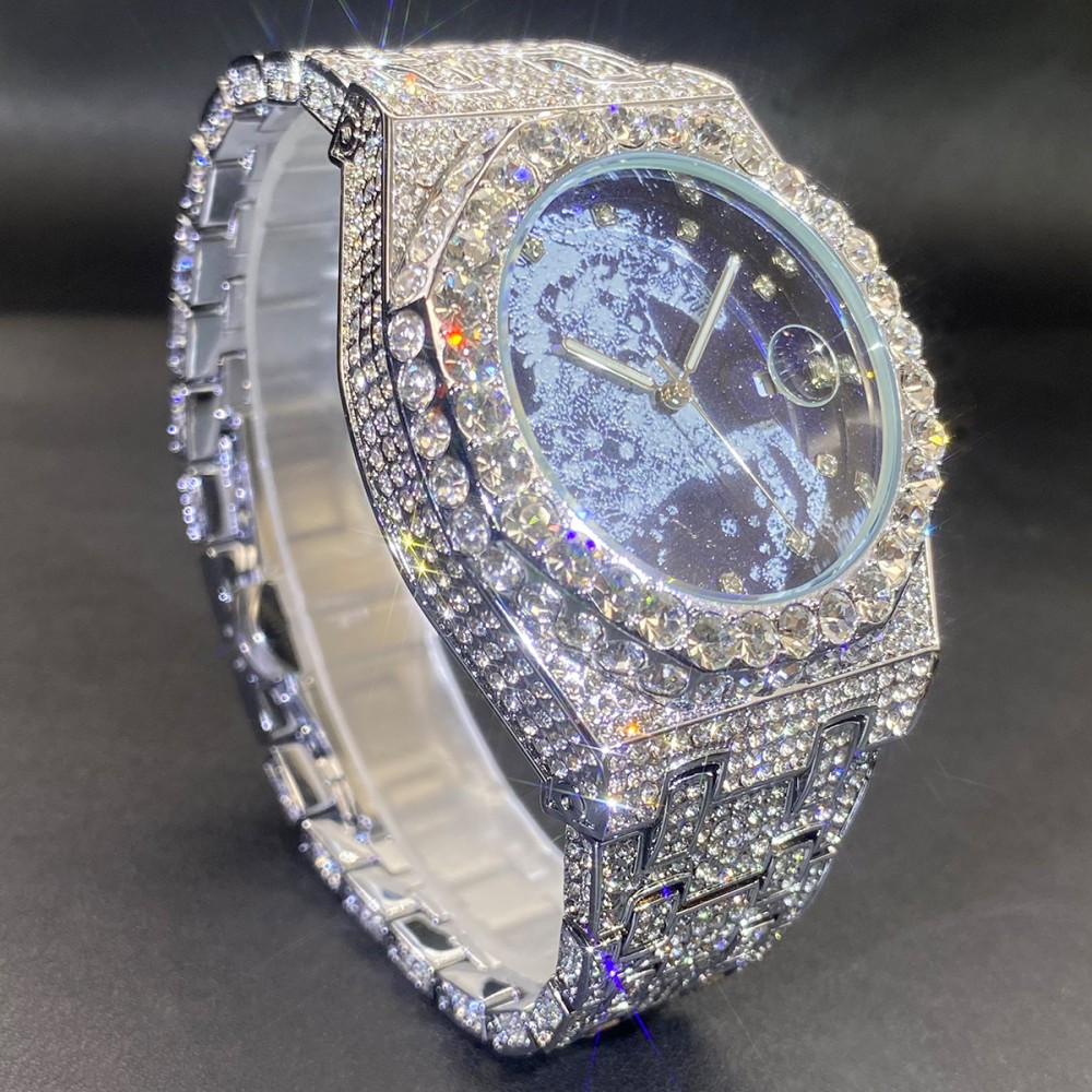 2026 Hip Hop Mens Quartz Watch - Jewelry Type Watches review and price