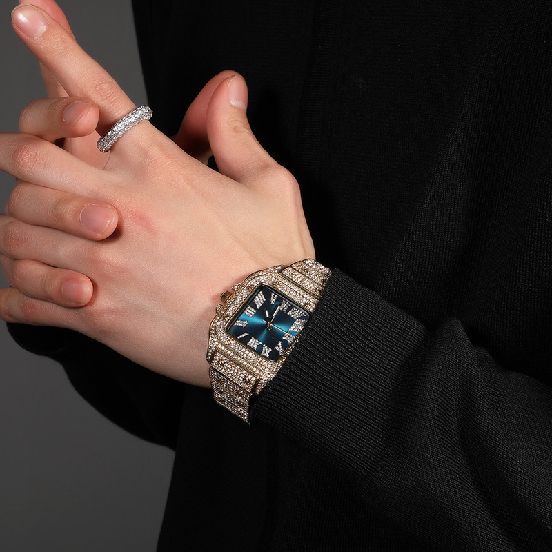 Hip Hop Luxury Quartz Wrist Wa - Jewelry Type Watches review and price