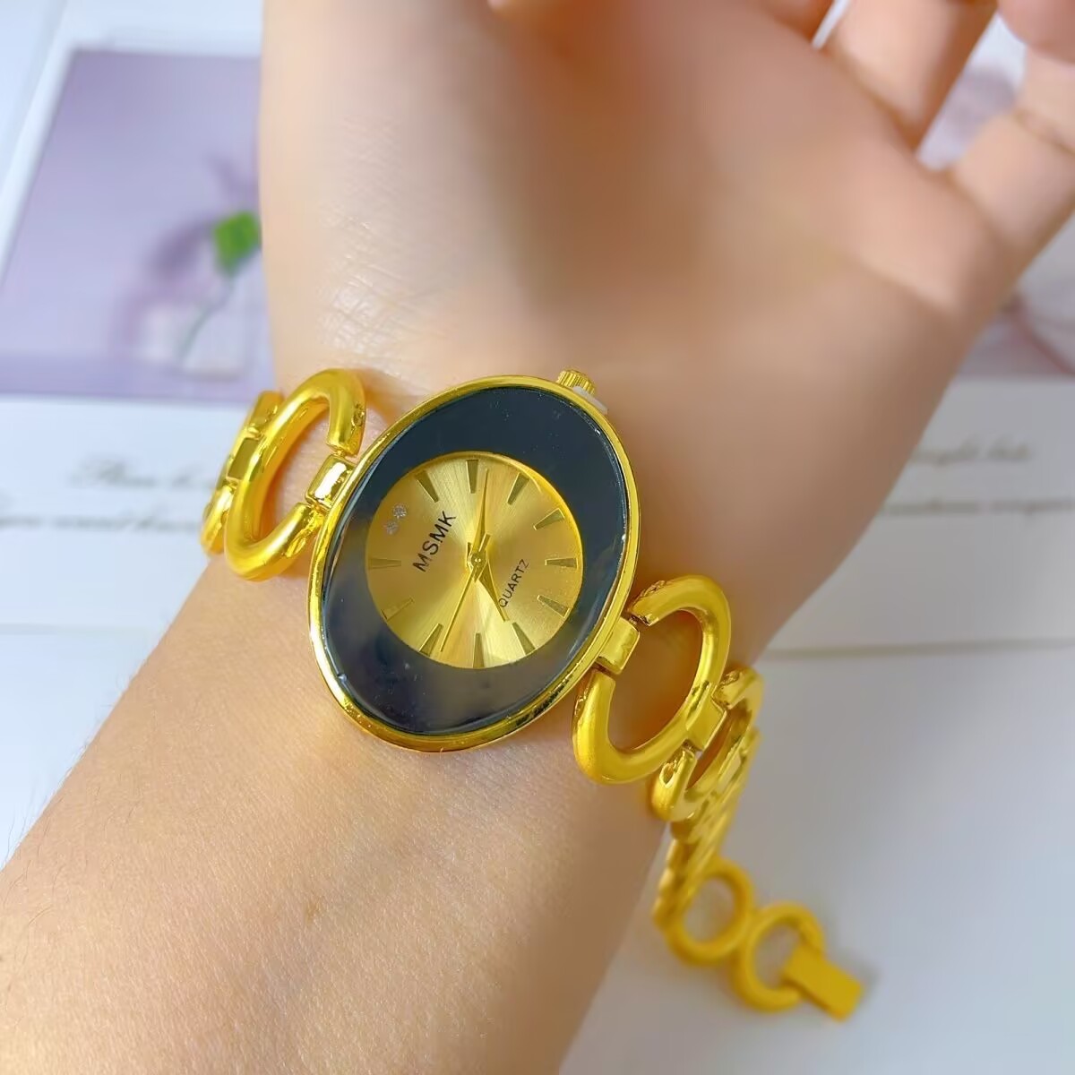 New American 24K Gold Plated W - Jewelry And Watches review and price